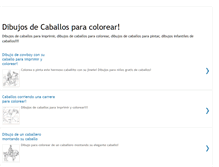Tablet Screenshot of dibujosdecaballosparacolorear.blogspot.com