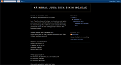 Desktop Screenshot of gokil-kriminal.blogspot.com