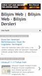 Mobile Screenshot of bilisimweb.blogspot.com
