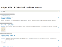 Tablet Screenshot of bilisimweb.blogspot.com