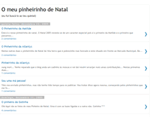 Tablet Screenshot of meupinheirinho.blogspot.com