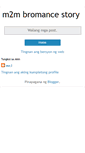 Mobile Screenshot of m2m-bromance.blogspot.com