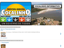 Tablet Screenshot of cocalinhoinformativo.blogspot.com