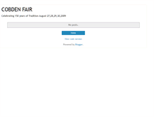 Tablet Screenshot of cobdenfair.blogspot.com