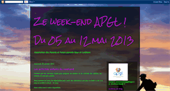 Desktop Screenshot of monweekendapgl.blogspot.com