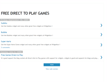 Tablet Screenshot of directclickplaygames.blogspot.com