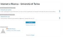 Tablet Screenshot of internet-ricerca.blogspot.com