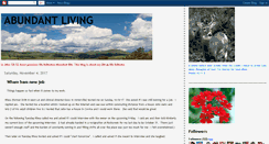 Desktop Screenshot of abundantliving-tracy.blogspot.com