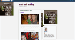 Desktop Screenshot of mattandashley10.blogspot.com