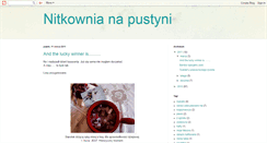 Desktop Screenshot of nitkownianapustyni.blogspot.com