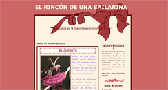 Desktop Screenshot of guiadelballet.blogspot.com