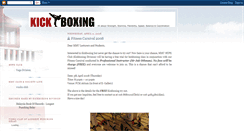 Desktop Screenshot of kickboxing-division.blogspot.com