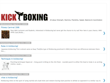 Tablet Screenshot of kickboxing-division.blogspot.com