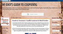 Desktop Screenshot of idiotsguidetocouponing.blogspot.com