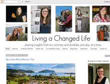 Tablet Screenshot of livingachangedlife.blogspot.com