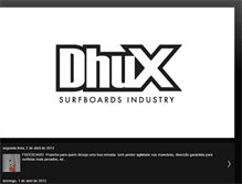 Tablet Screenshot of dhuxsurfboards.blogspot.com