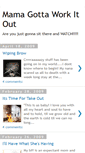 Mobile Screenshot of momagottaworkitout.blogspot.com