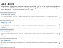 Tablet Screenshot of genies-bottle.blogspot.com