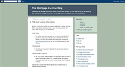 Desktop Screenshot of mortgagelicense.blogspot.com