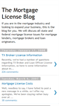 Mobile Screenshot of mortgagelicense.blogspot.com