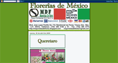 Desktop Screenshot of floreriasdequeretaro.blogspot.com