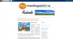 Desktop Screenshot of mediapolitikaambiente.blogspot.com