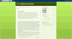 Desktop Screenshot of problemasposturais.blogspot.com