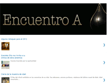 Tablet Screenshot of encuentroa.blogspot.com