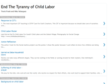 Tablet Screenshot of endthetyrannyofchildlabor.blogspot.com