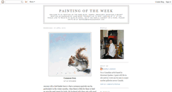 Desktop Screenshot of paintingoftheweek.blogspot.com