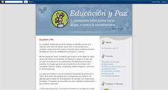 Desktop Screenshot of educacionypaz.blogspot.com