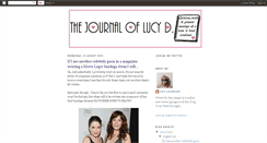 Desktop Screenshot of journaloflucy.blogspot.com