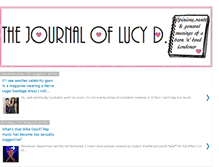 Tablet Screenshot of journaloflucy.blogspot.com