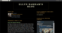 Desktop Screenshot of ellynbarham.blogspot.com