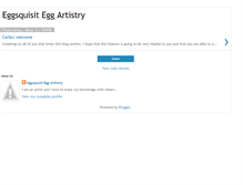 Tablet Screenshot of eggartistryblog.blogspot.com