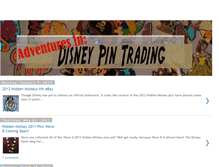 Tablet Screenshot of disneypinadventures.blogspot.com