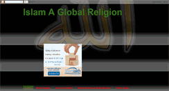 Desktop Screenshot of islamglobalreligion.blogspot.com