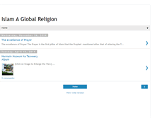 Tablet Screenshot of islamglobalreligion.blogspot.com