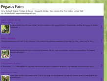 Tablet Screenshot of pegasus-organic-farm.blogspot.com