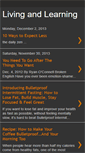 Mobile Screenshot of livingandlearning101.blogspot.com