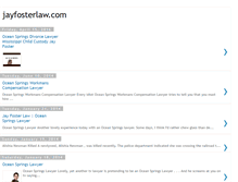 Tablet Screenshot of jayfosterlaw.blogspot.com