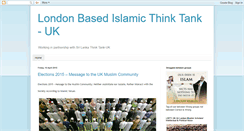 Desktop Screenshot of londonthinktankuk.blogspot.com