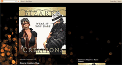 Desktop Screenshot of bizarrecreationz.blogspot.com