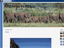 Tablet Screenshot of osbornsinafrica.blogspot.com