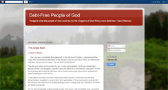 Desktop Screenshot of debtfreepeopleofgod.blogspot.com