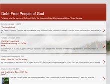 Tablet Screenshot of debtfreepeopleofgod.blogspot.com