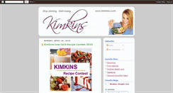 Desktop Screenshot of kimkinsrecipes.blogspot.com