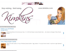 Tablet Screenshot of kimkinsrecipes.blogspot.com