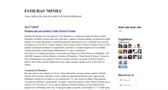 Desktop Screenshot of estilhasminha.blogspot.com