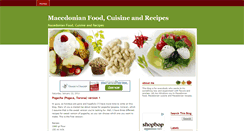 Desktop Screenshot of macedonianfood.blogspot.com